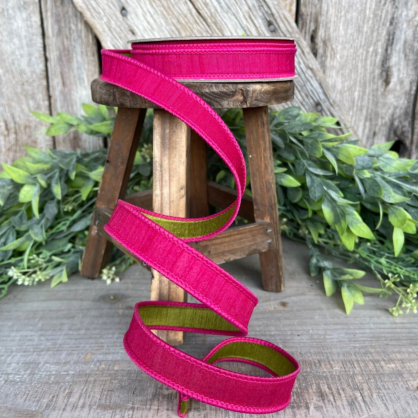 3/4” Hot Pink Ribbon, Farrisilk ribbon