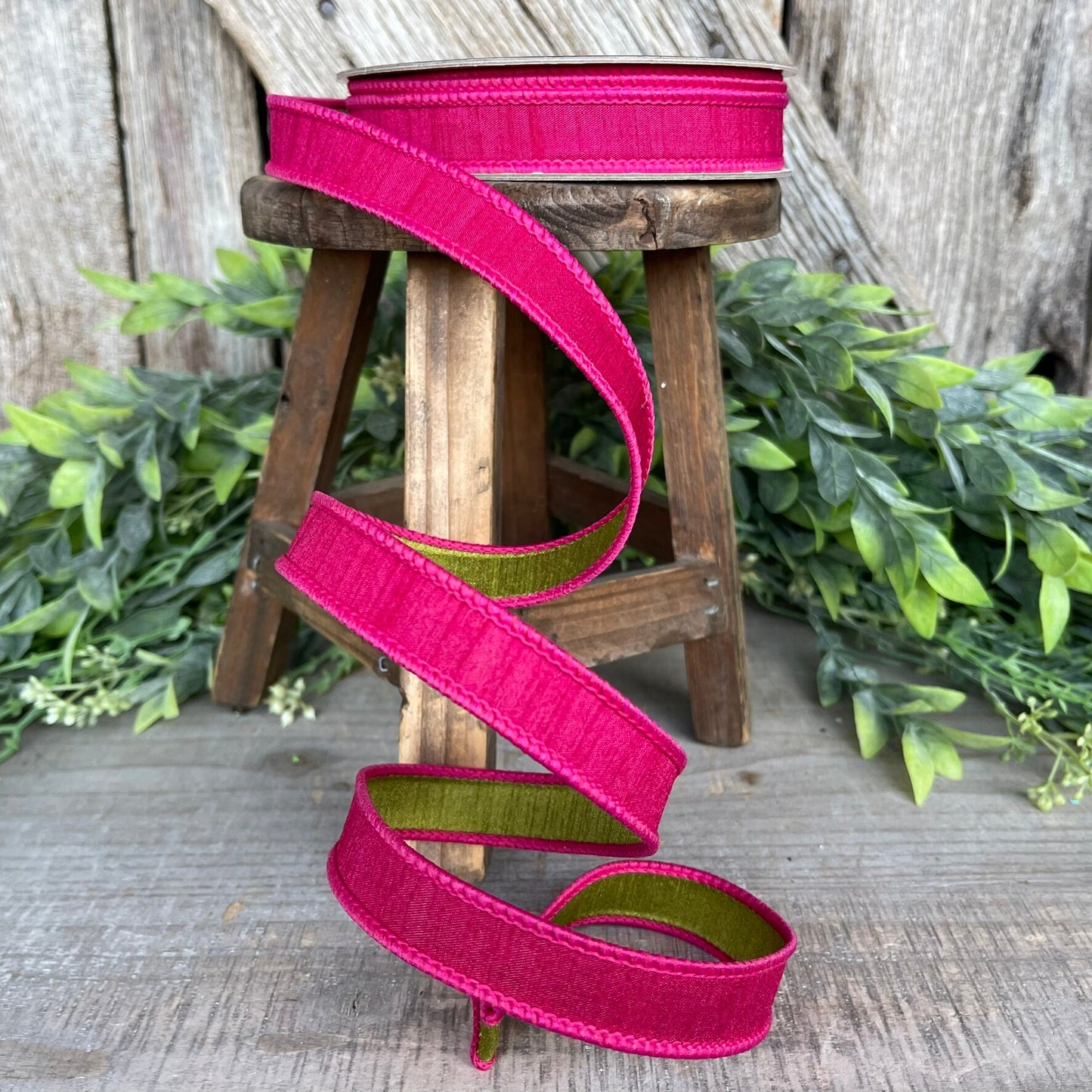3/4” Hot Pink Ribbon, Farrisilk ribbon