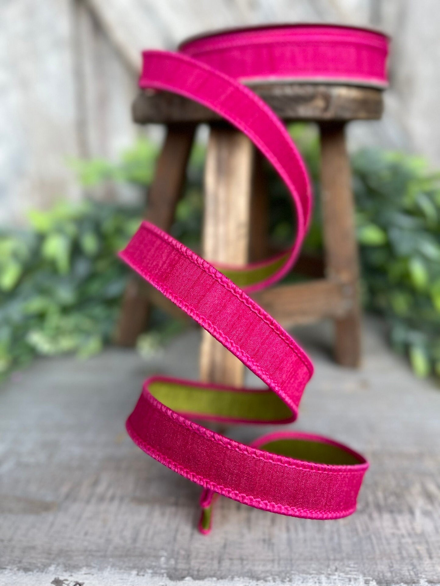 3/4” Hot Pink Ribbon, Farrisilk ribbon