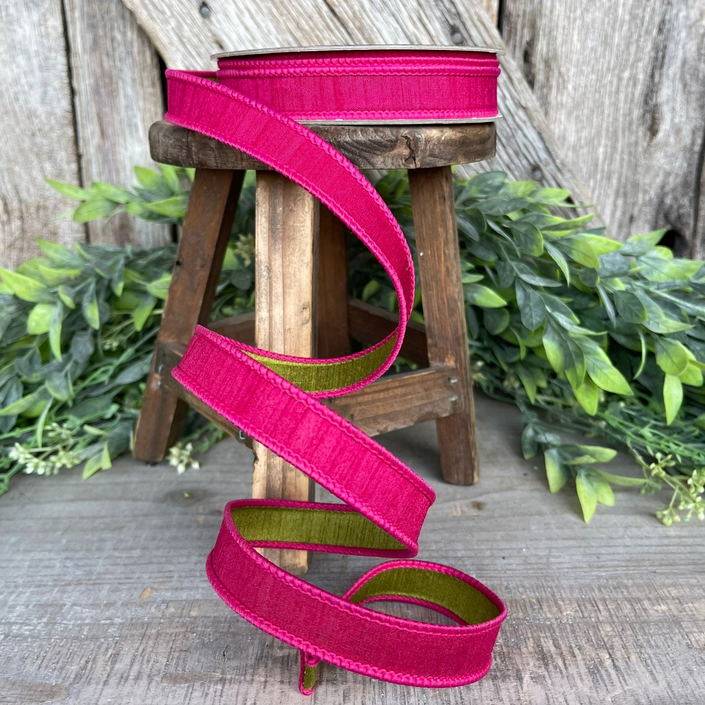 3/4” Hot Pink Ribbon, Farrisilk ribbon