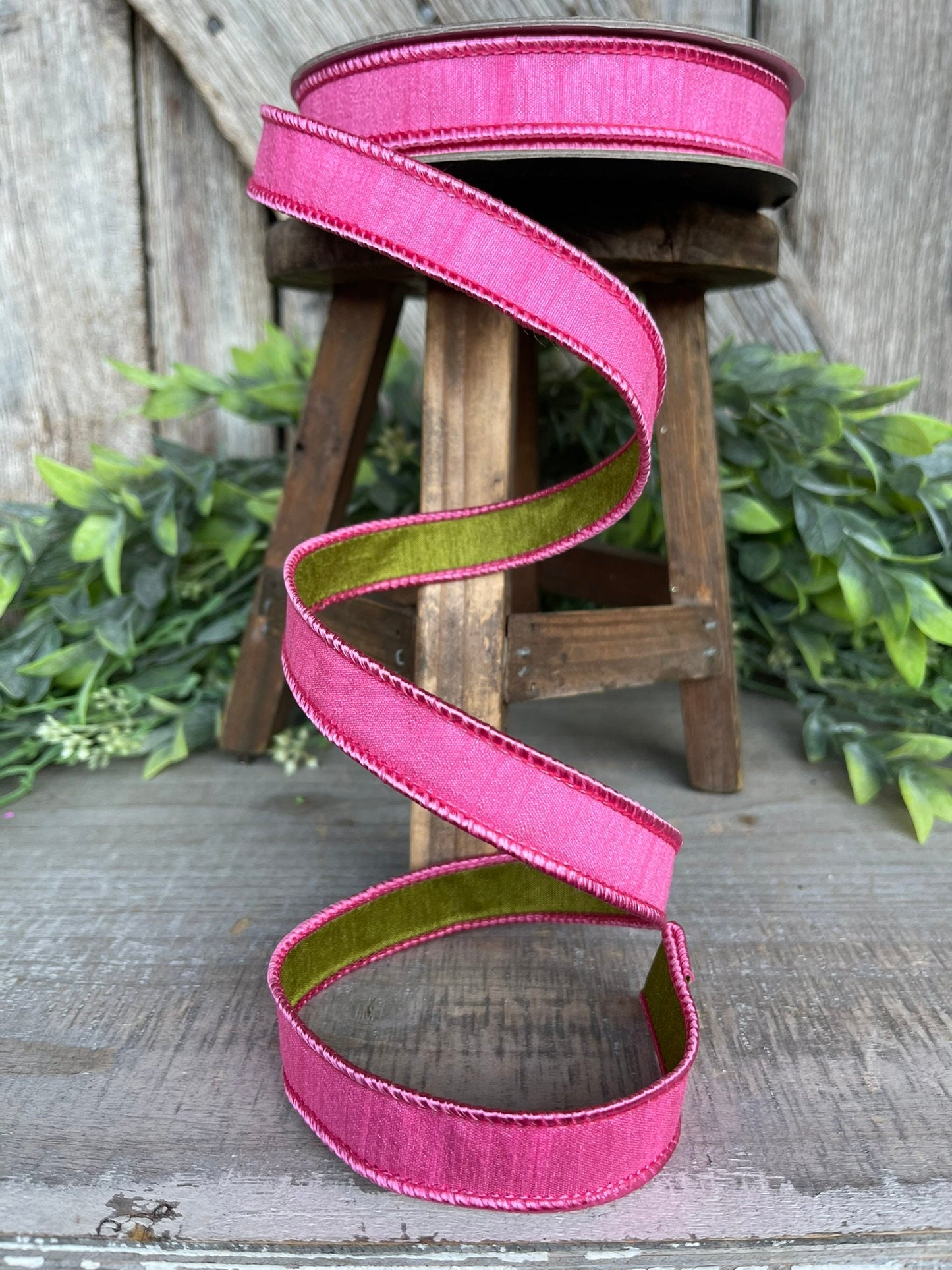 3/4” Bubblegum Pink Ribbon, Farrisilk ribbon
