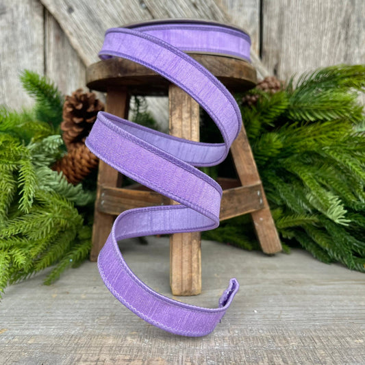 3/4 Lavender Color Fusion Ribbon Farrisilk Ribbon, Wired Ribbon, Purple Ribbon