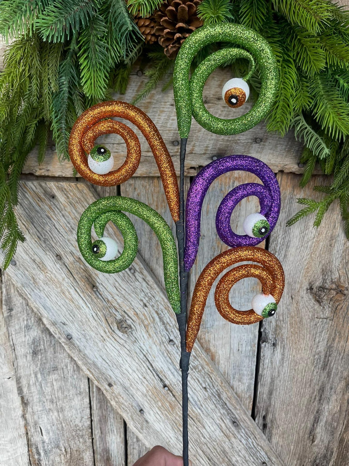 28" Halloween Eyeball Spray, Halloween Picks & Sprays