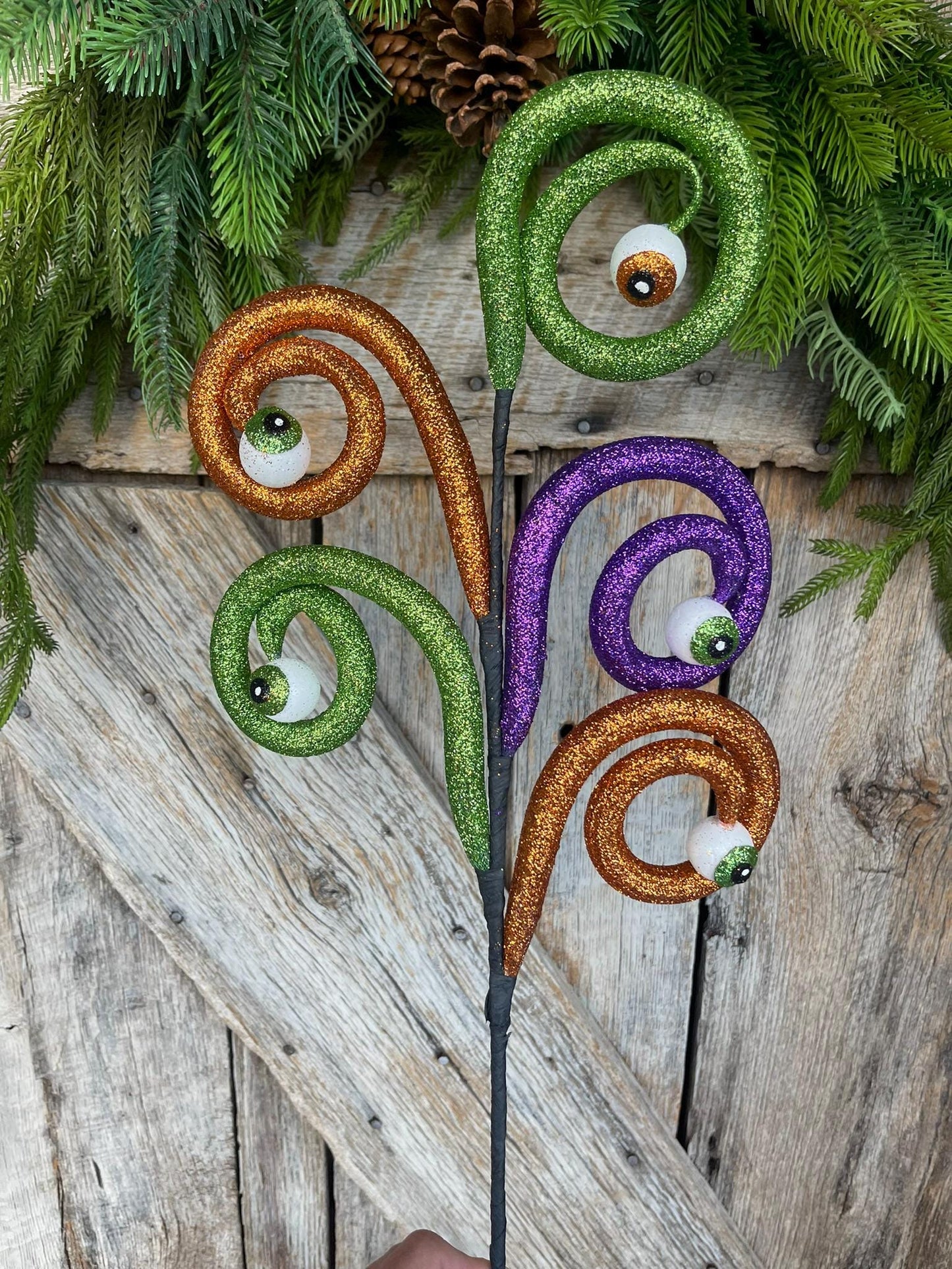 28" Halloween Eyeball Spray, Halloween Picks & Sprays