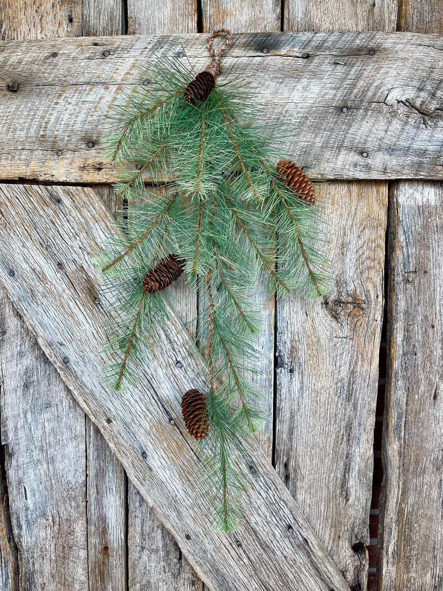 28" Pine Swag, Christmas Pine Swag