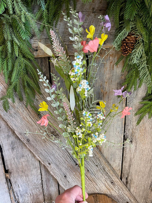 60919, 23" Spring Floral Spray, Floral Filler Supply