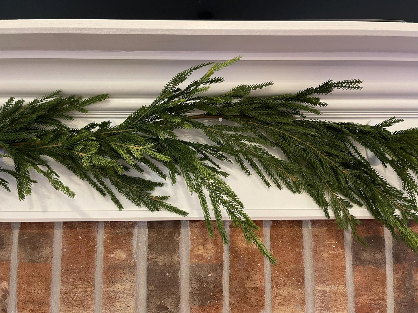 48" Norfolk Real Touch Garland, Pine Greenery
