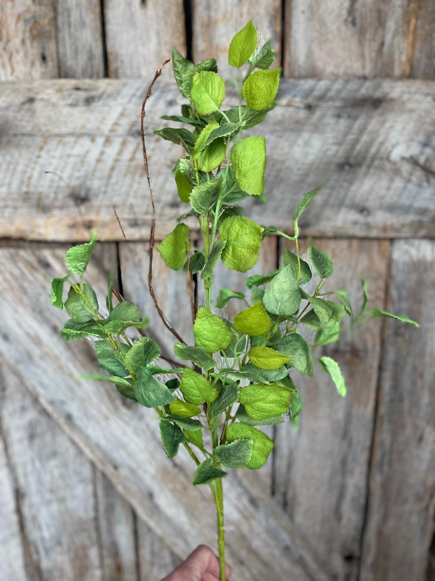 39" Rose Leaves Bush Greenery, Greenery Bush, Artificial Leaf Bush, 63950
