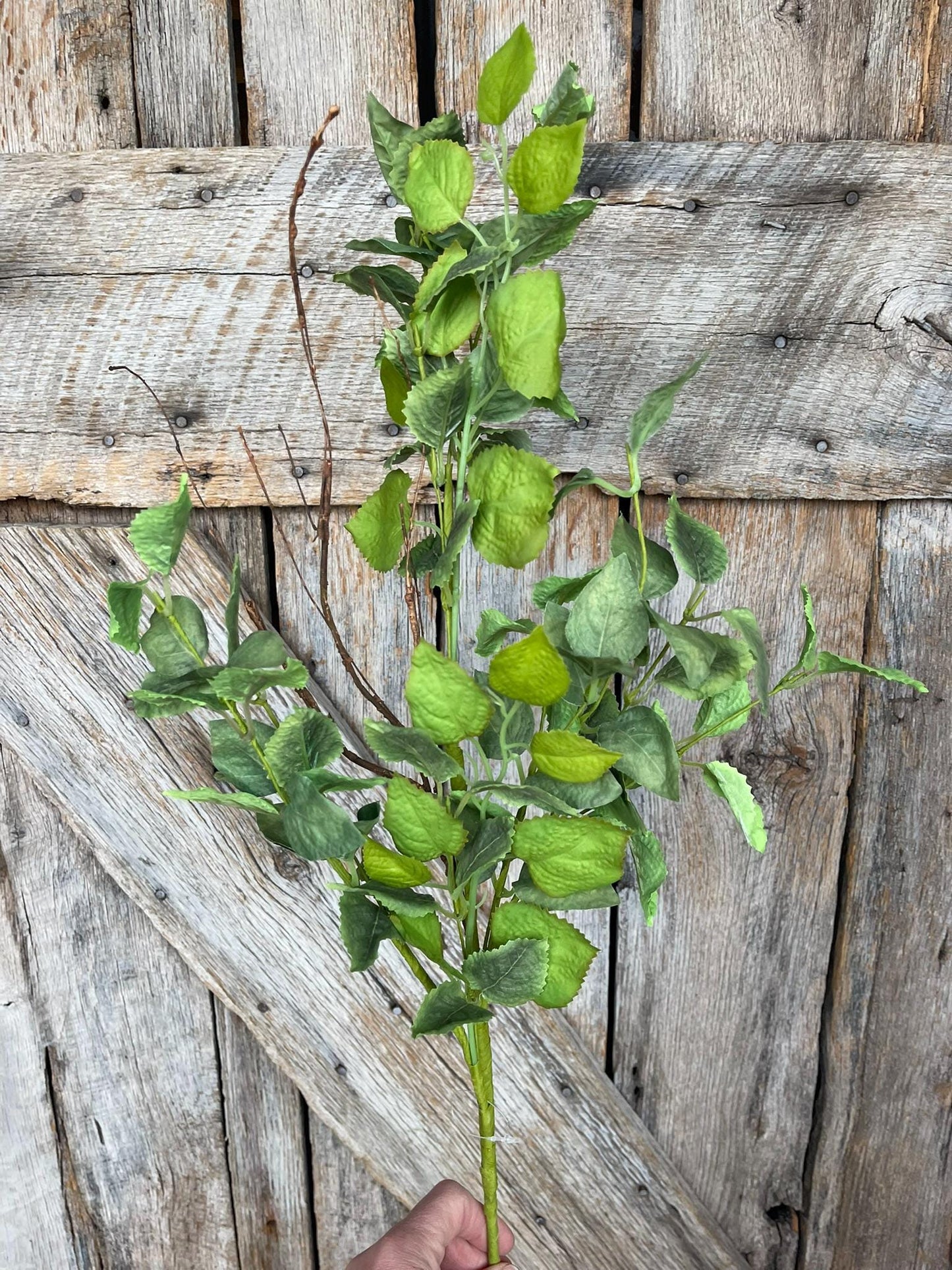 39" Rose Leaves Bush Greenery, Greenery Bush, Artificial Leaf Bush, 63950