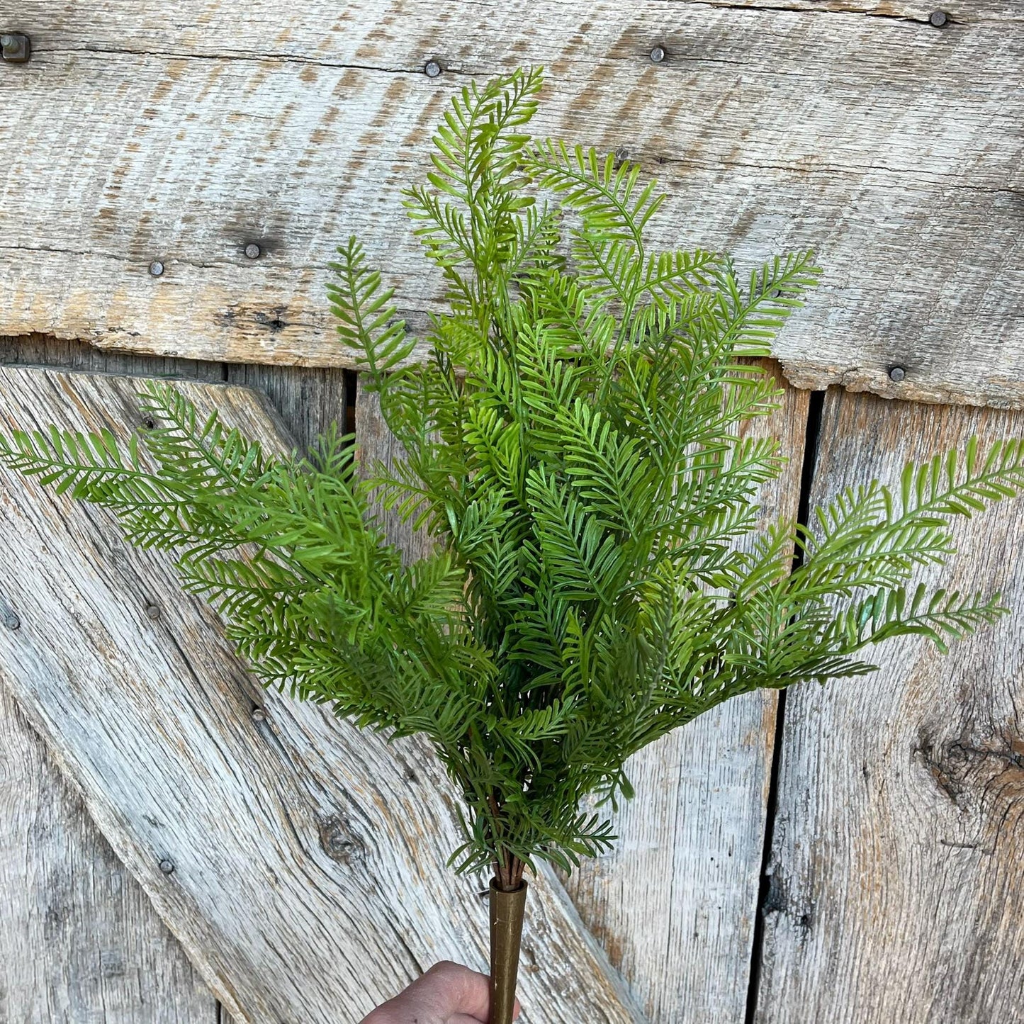 18" Real Touch Fern Bush Greenery, UV PRotected Fern Bush, Greenery Bush, Plastic Greenery Bush, 84821-UV