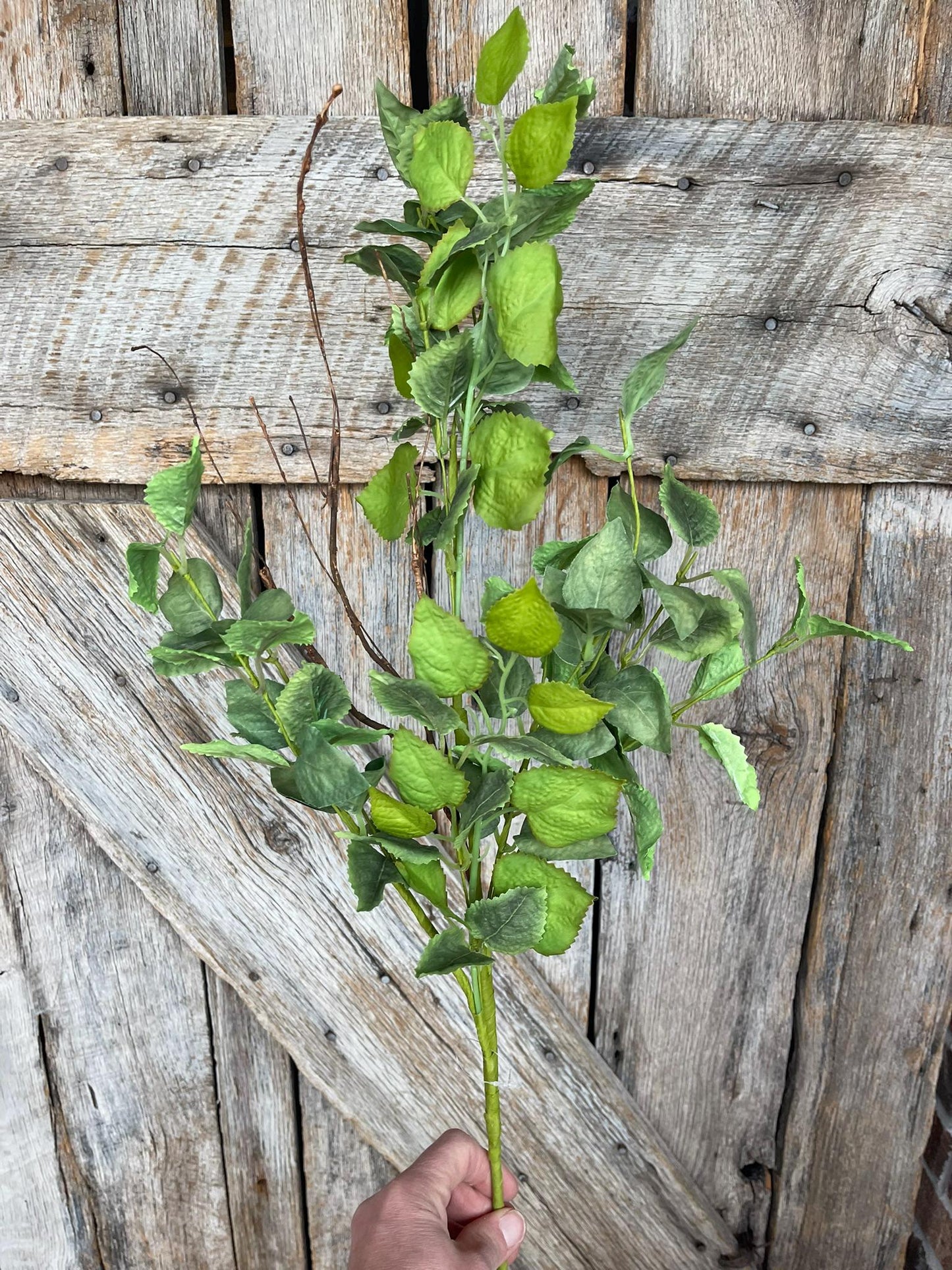 39" Rose Leaves Bush Greenery, Greenery Bush, Artificial Leaf Bush, 63950