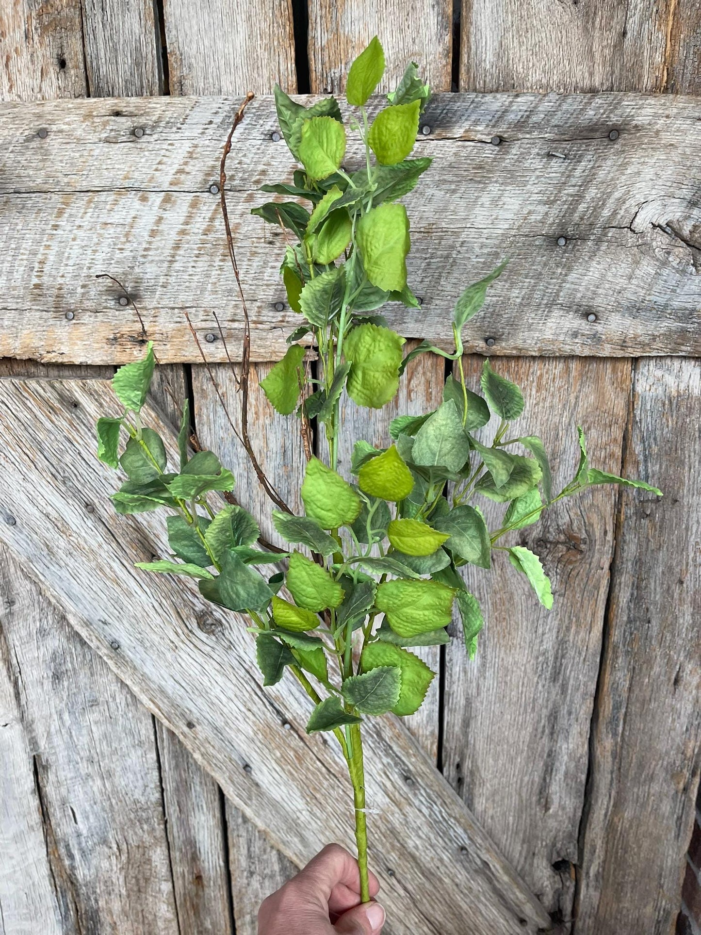 39" Rose Leaves Bush Greenery, Greenery Bush, Artificial Leaf Bush, 63950