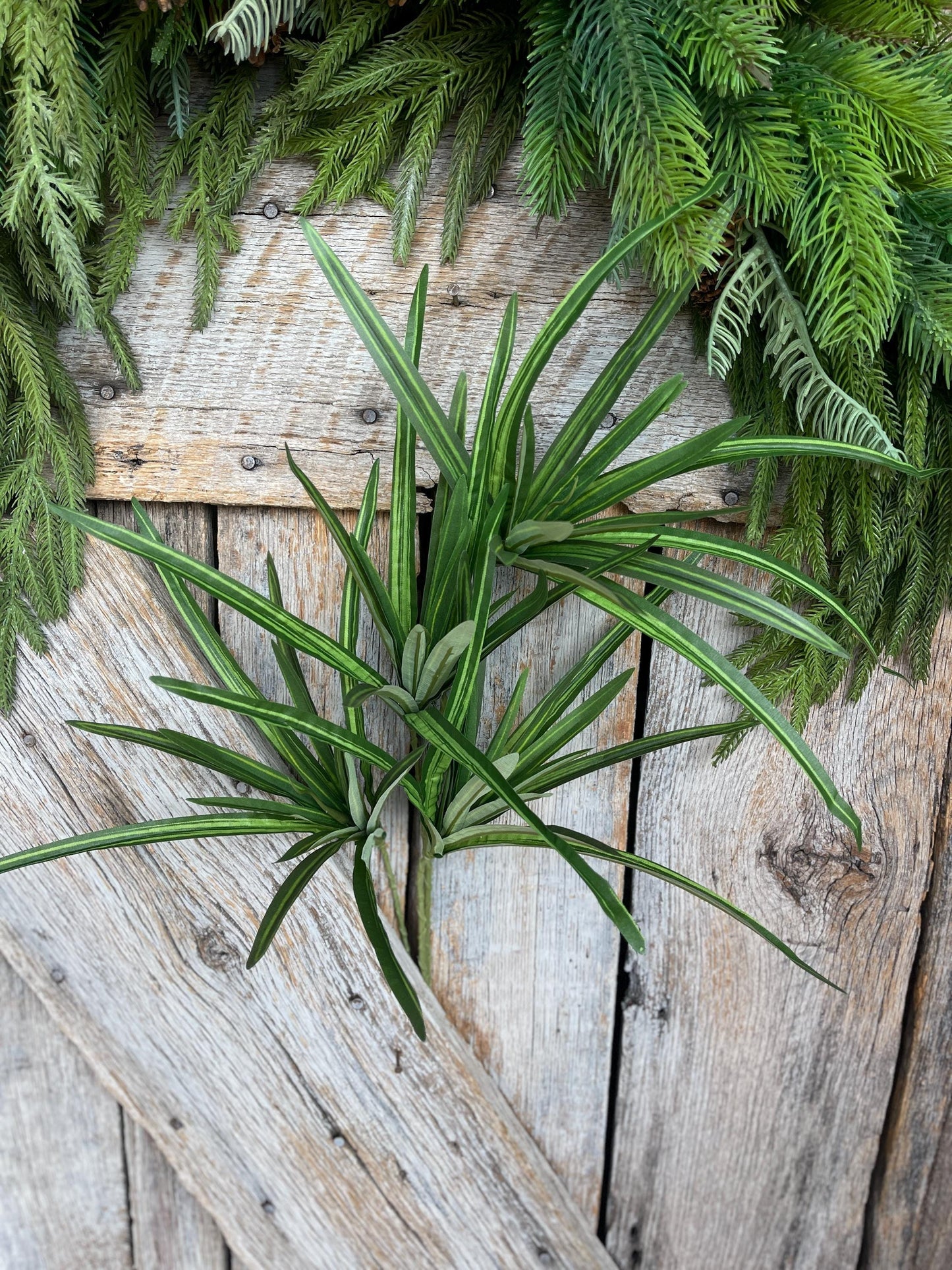 32" Green Orchid Grass Spray, Tropical Grass Spray, Artificial Tropical Grass Greenery, Tropical Greenery, Greenery Grass, 13617GN