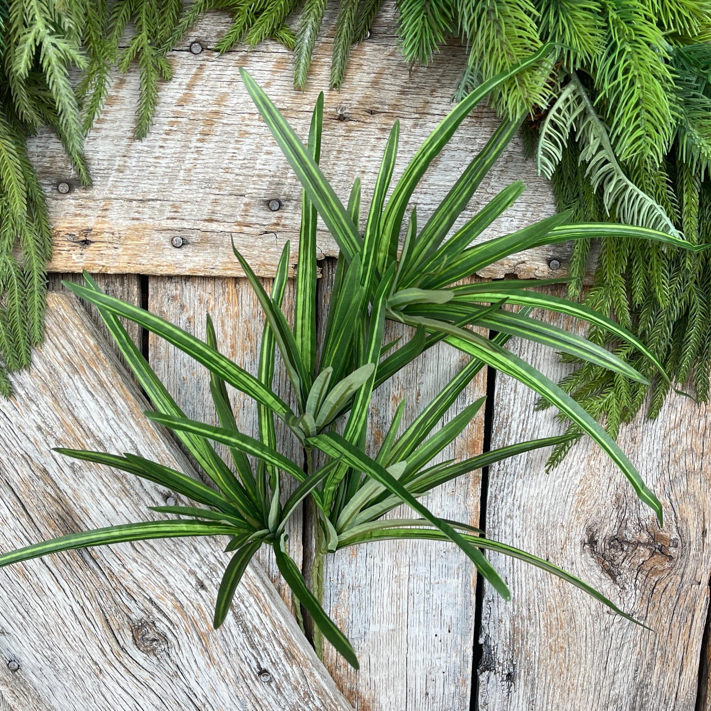 32" Green Orchid Grass Spray, Tropical Grass Spray, Artificial Tropical Grass Greenery, Tropical Greenery, Greenery Grass, 13617GN