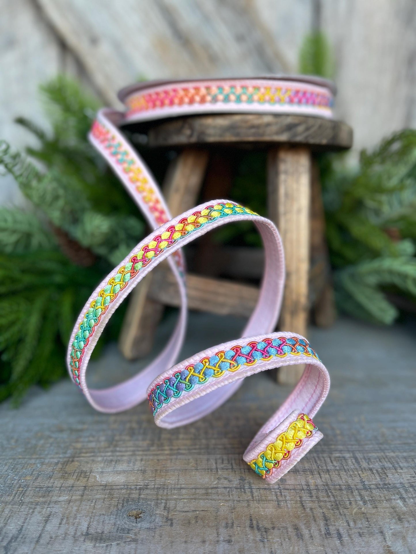 3/4" Tie Dye Twist Ribbon, Farrisilk Ribbon, Wired Ribbon, Pink Ribbon, colorful Ribbon, Spring Ribbon, Summer Ribbon, SR111-32
