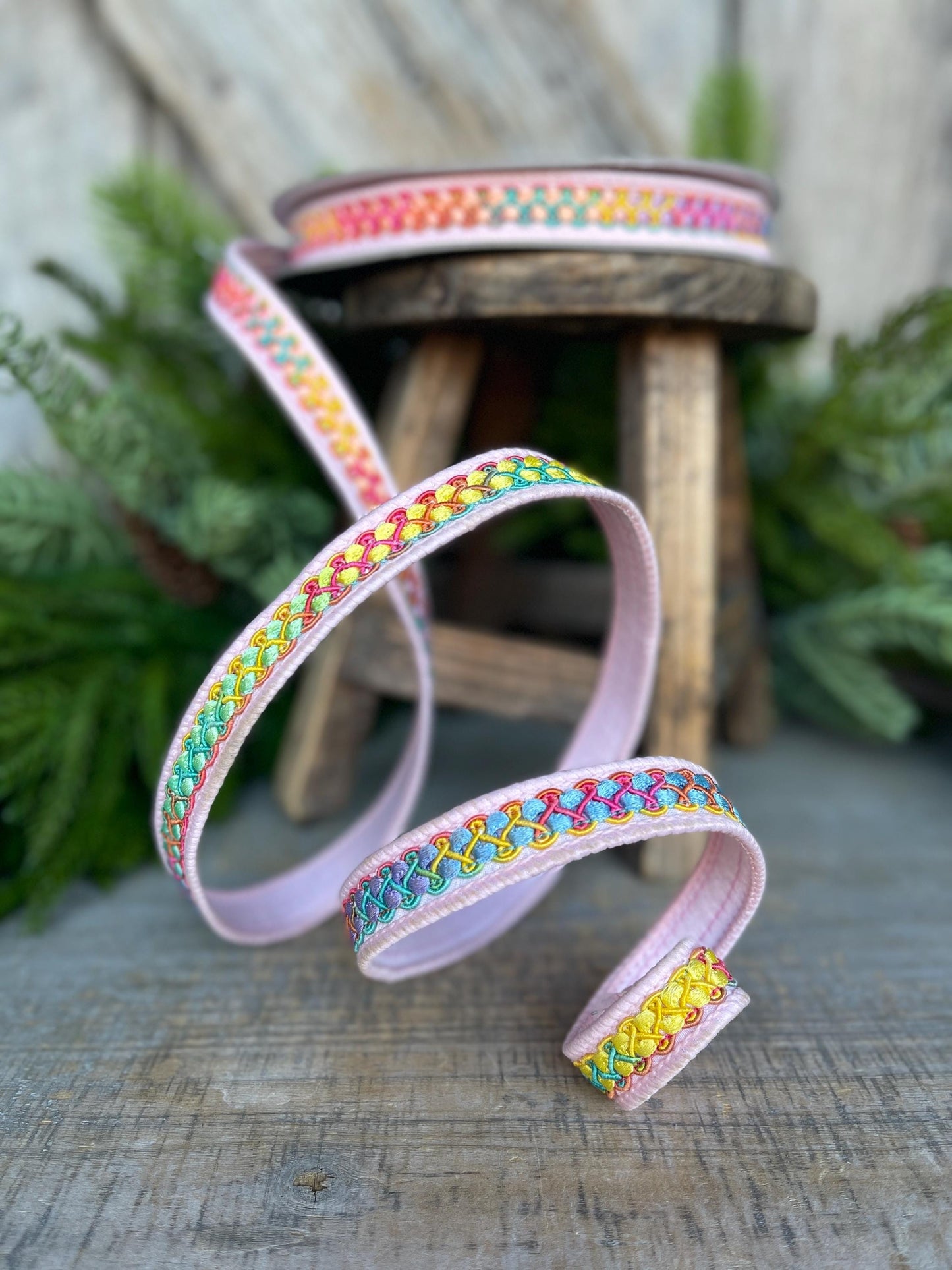 3/4" Tie Dye Twist Ribbon, Farrisilk Ribbon, Wired Ribbon, Pink Ribbon, colorful Ribbon, Spring Ribbon, Summer Ribbon, SR111-32