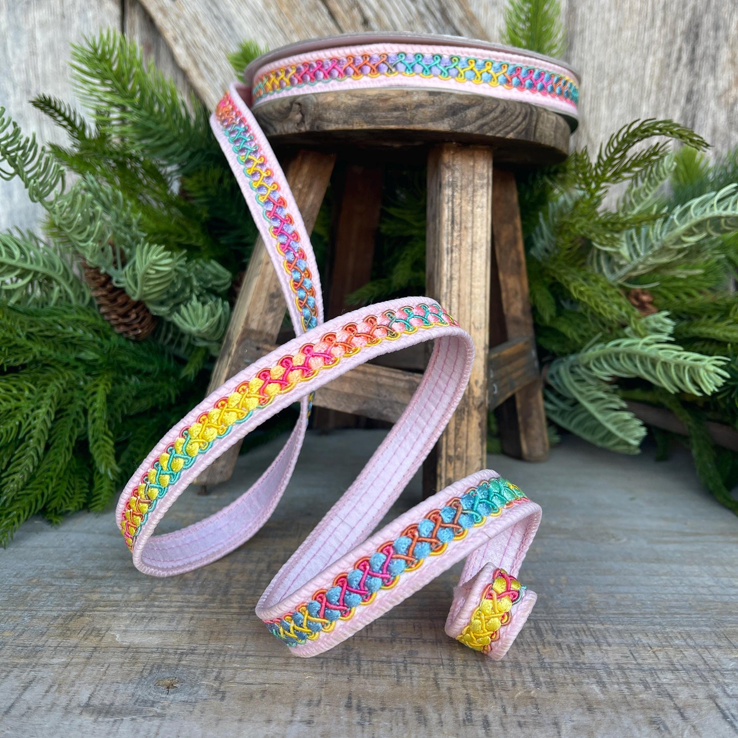 3/4" Tie Dye Twist Ribbon, Farrisilk Ribbon, Wired Ribbon, Pink Ribbon, colorful Ribbon, Spring Ribbon, Summer Ribbon, SR111-32