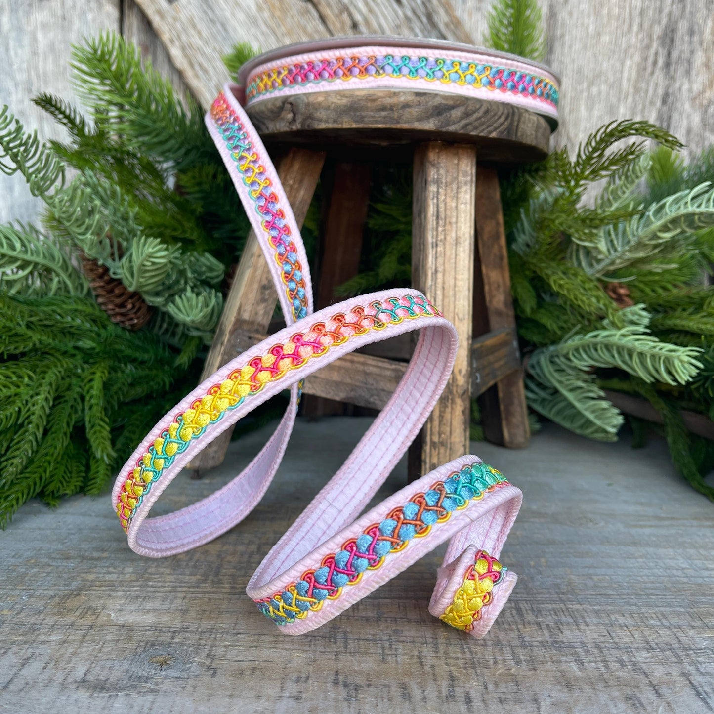 3/4" Tie Dye Twist Ribbon, Farrisilk Ribbon, Wired Ribbon, Pink Ribbon, colorful Ribbon, Spring Ribbon, Summer Ribbon, SR111-32