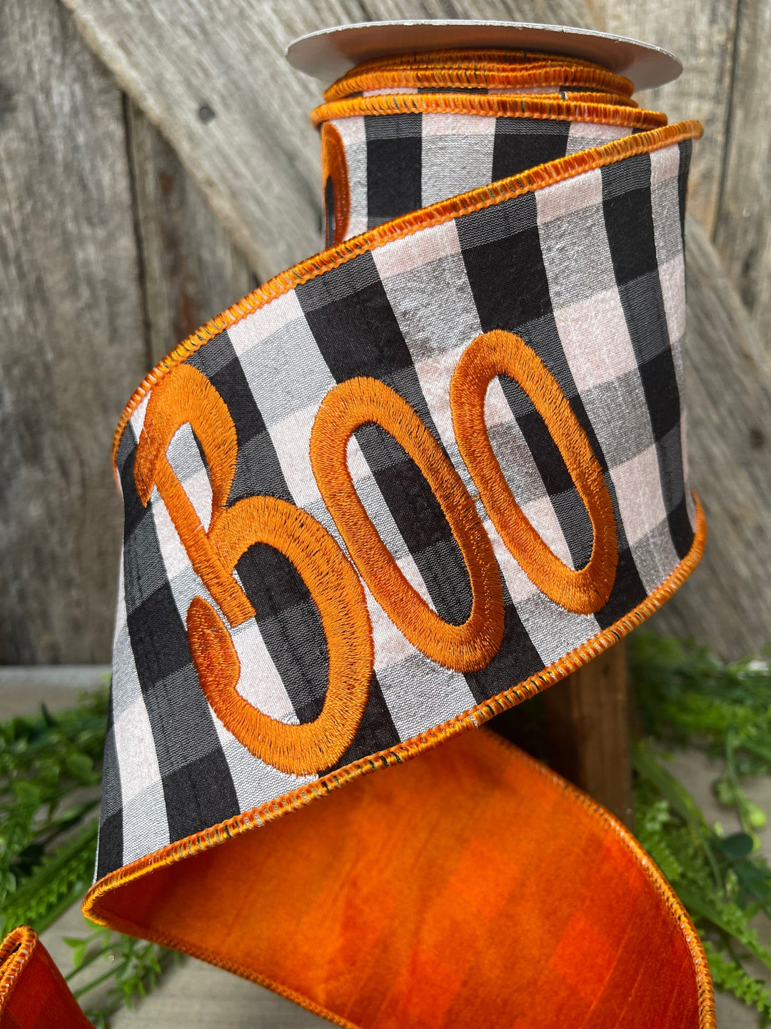 5 Yards, Halloween Ribbon, Boo Ribbon