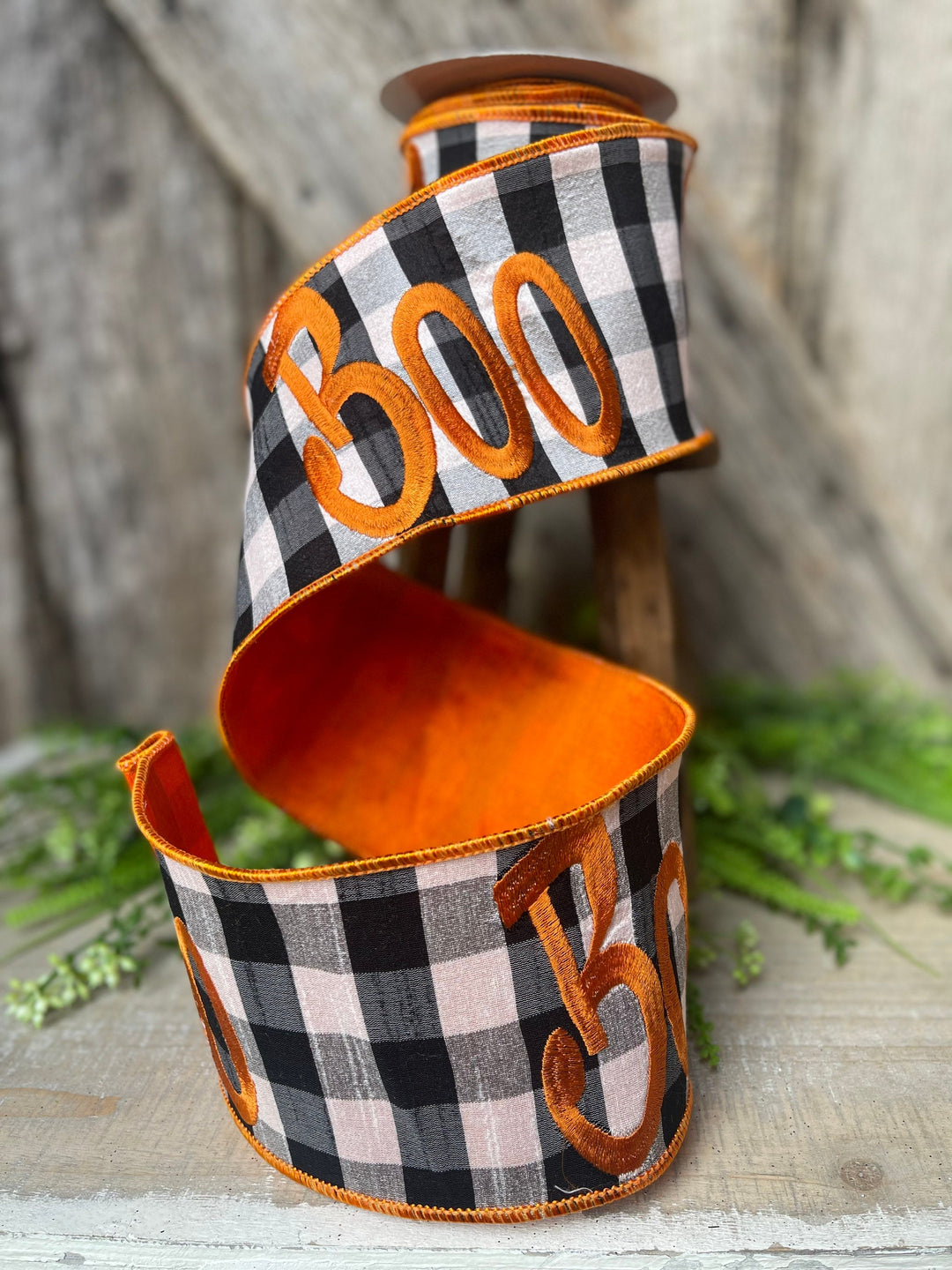 5 Yards, Halloween Ribbon, Boo Ribbon