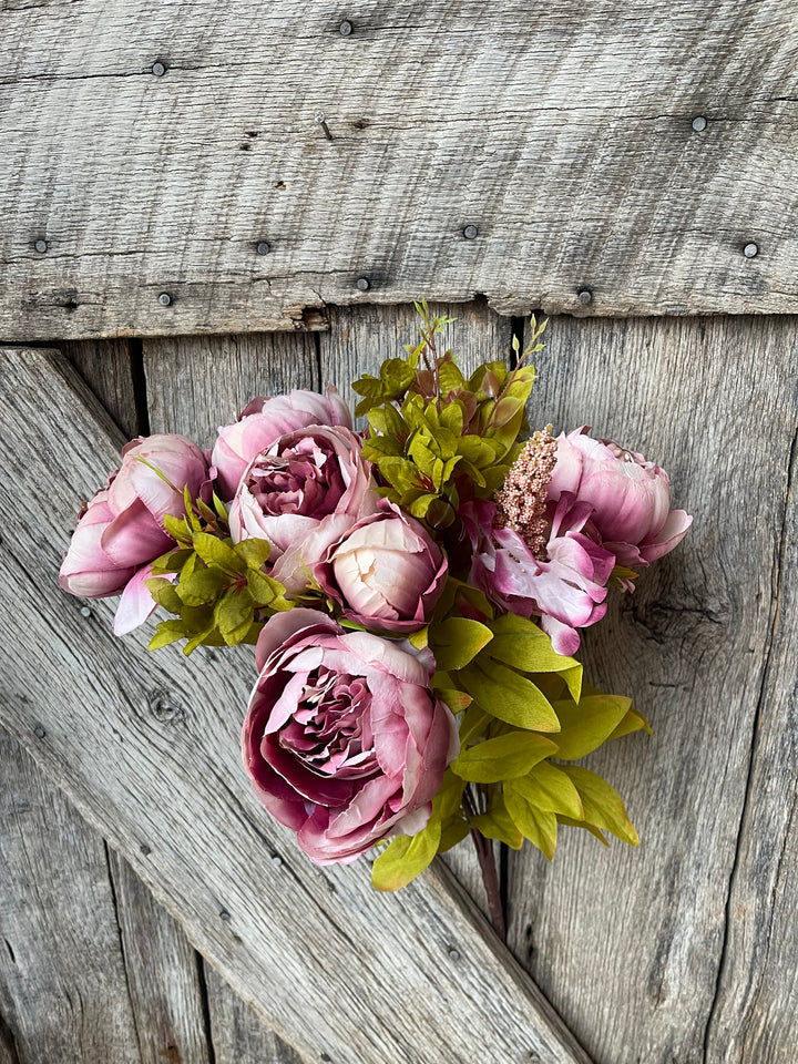 Mauve Blush Peony, Fall Floral Bush