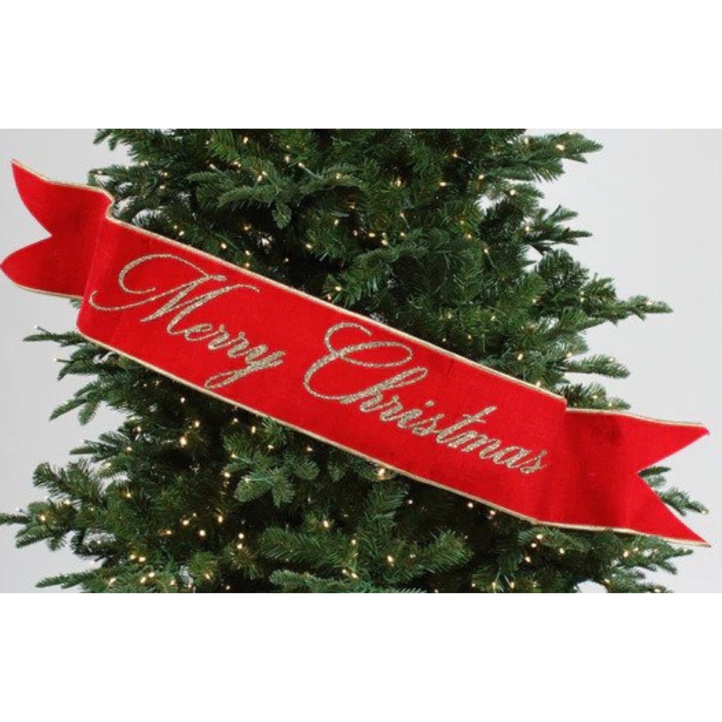 Merry Christmas Banner, Christmas Tree Banner