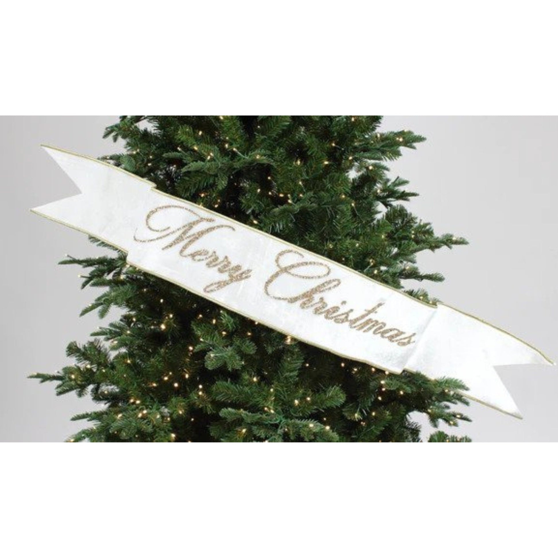 Merry Christmas Banner, Christmas Tree Banner