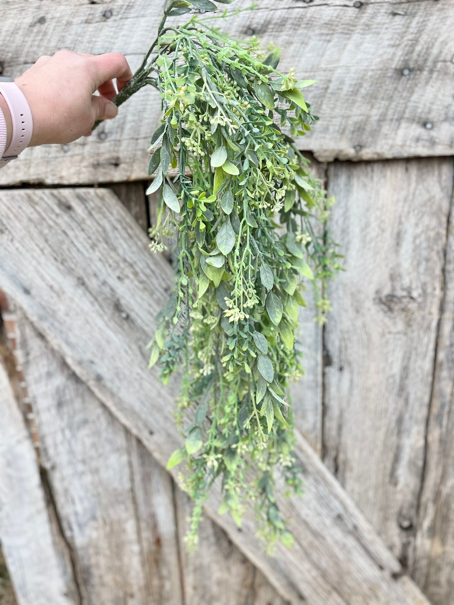 Hanging Greenery Bush, Mixed Greenery Bush, Artificial Greenery