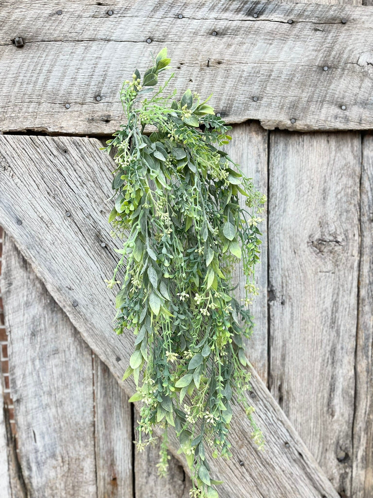 Hanging Greenery Bush, Mixed Greenery Bush, Artificial Greenery