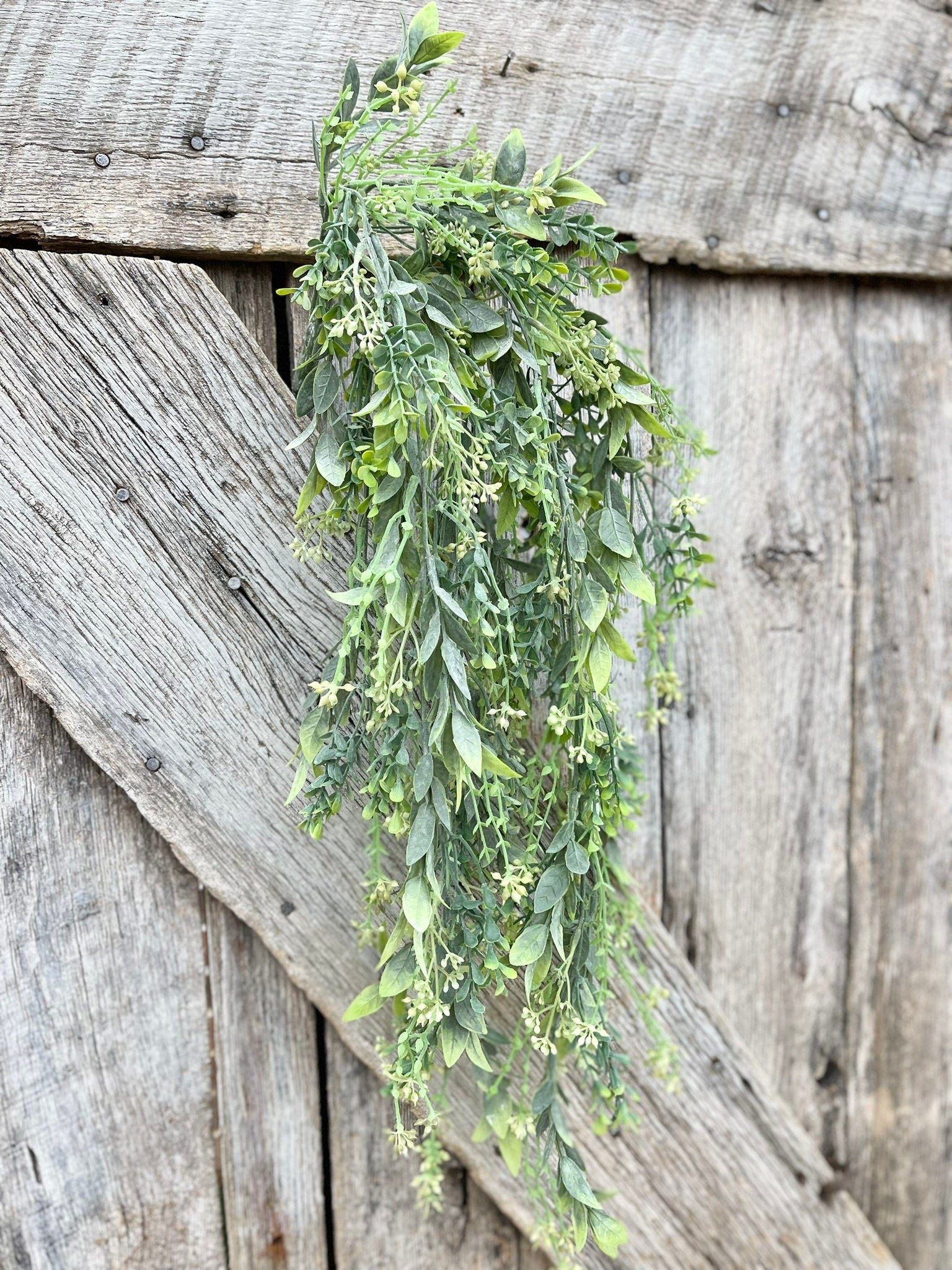 Hanging Greenery Bush, Mixed Greenery Bush, Artificial Greenery