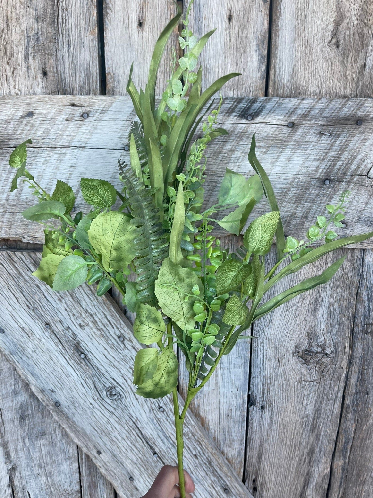 33" fern greenery bush, MIxed Greenery Bush, Every day bush