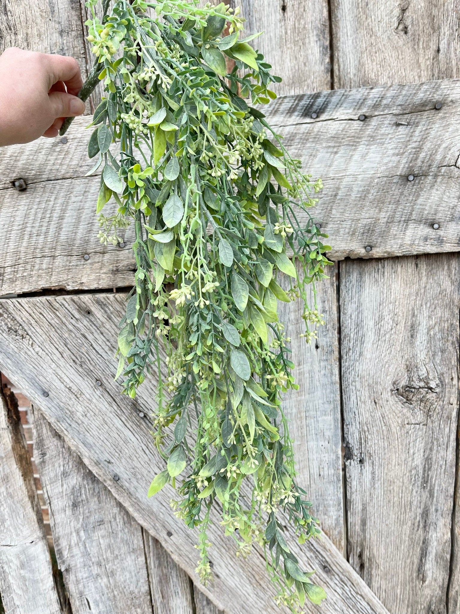 Hanging Greenery Bush, Mixed Greenery Bush, Artificial Greenery