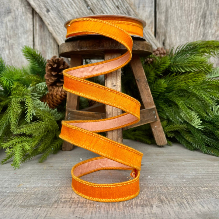 1" Orange Fusion Ribbon, Farrisilk Ribbon