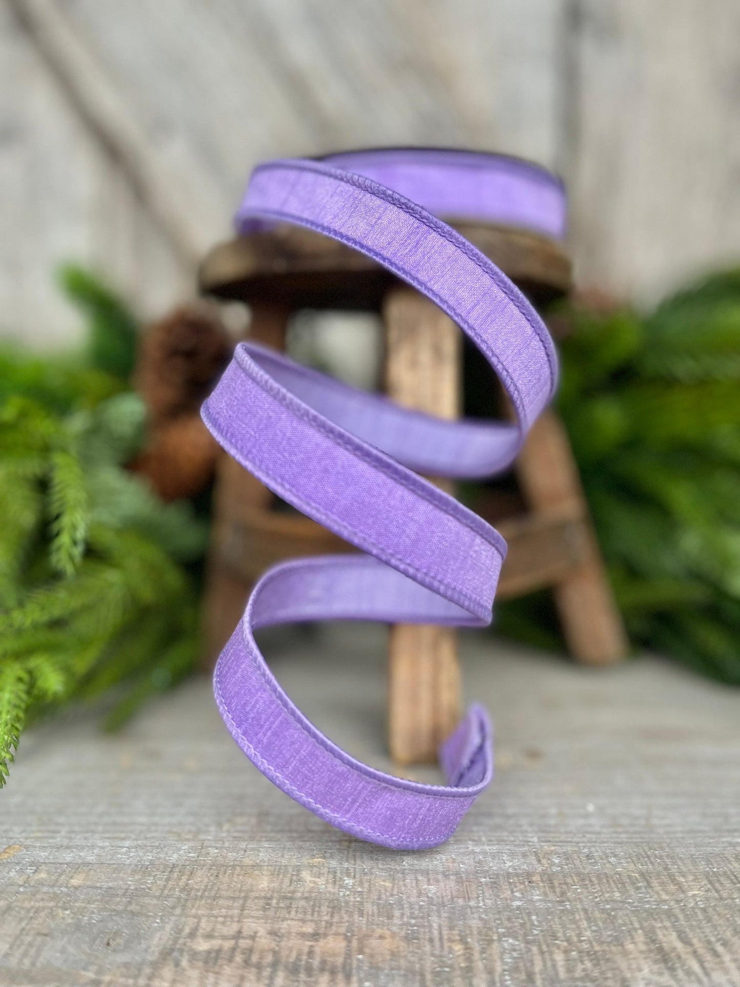 3/4 Lavender Color Fusion Ribbon Farrisilk Ribbon, Wired Ribbon, Purple Ribbon