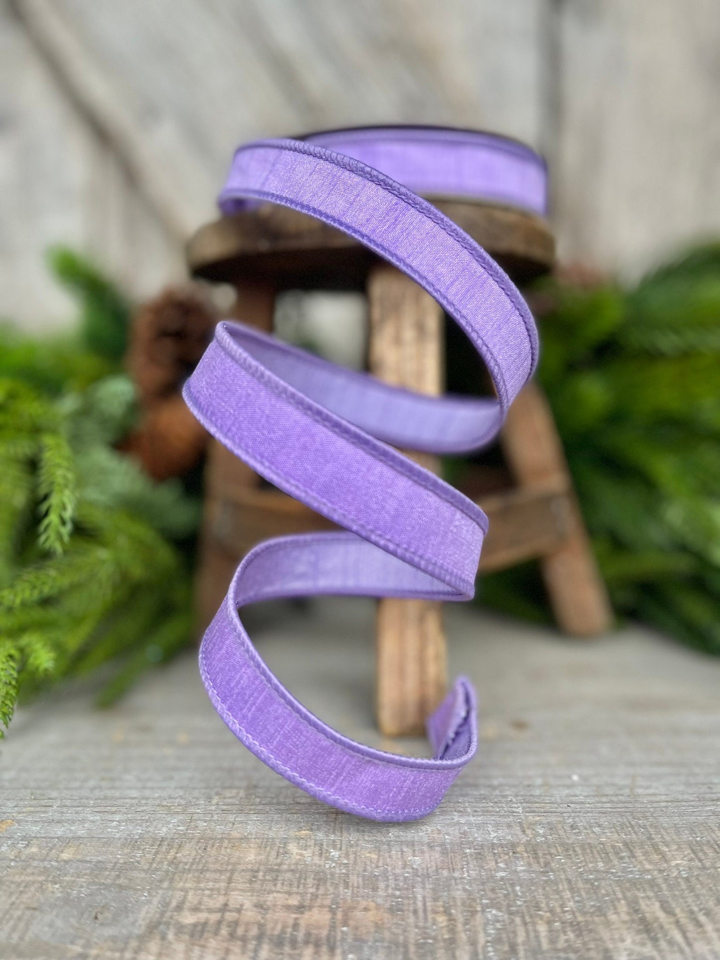 3/4 Lavender Color Fusion Ribbon Farrisilk Ribbon, Wired Ribbon, Purple Ribbon