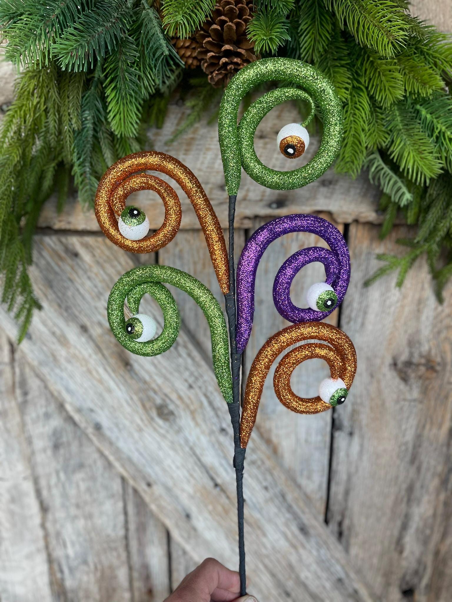 28" Halloween Eyeball Spray, Halloween Picks & Sprays