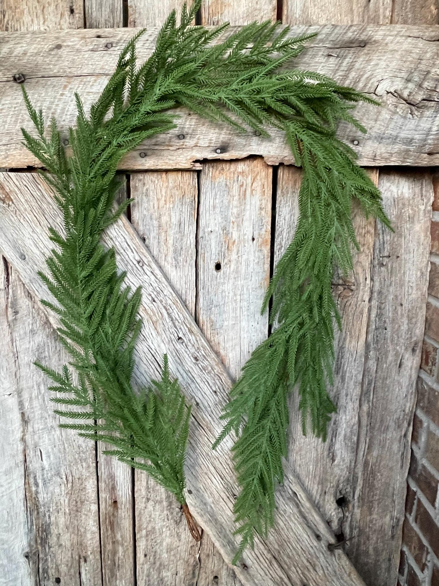 6' Norfolk Real Touch Garland, Pine Greenery, Artificial Christmas Garland