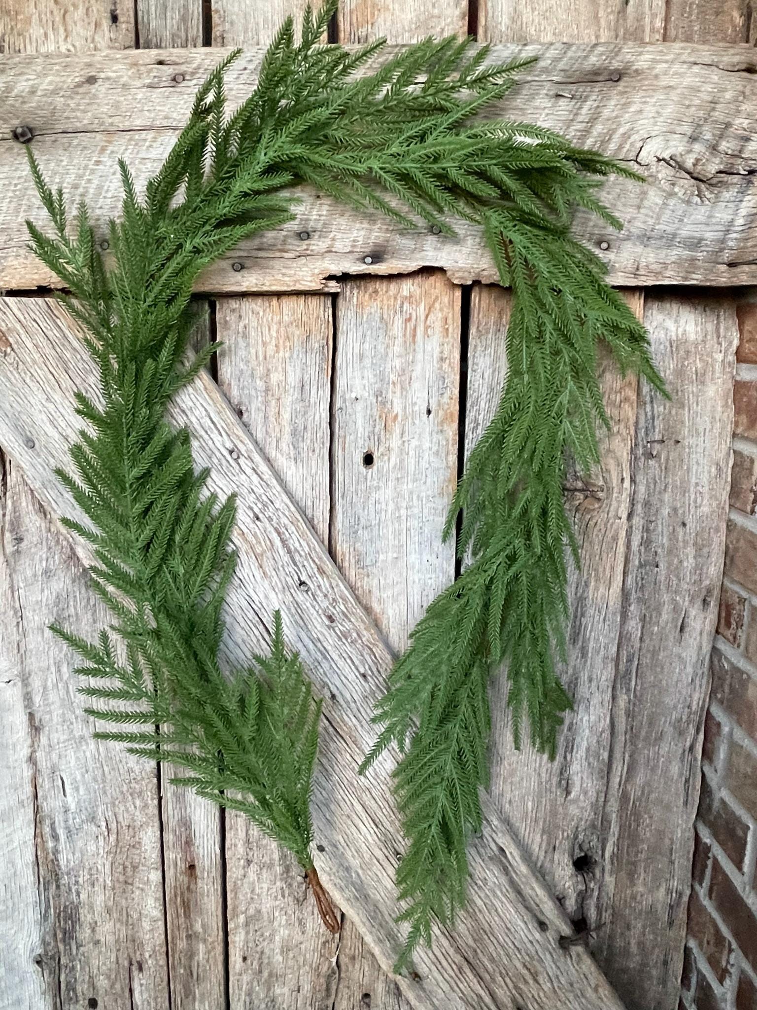 6' Norfolk Real Touch Garland, Pine Greenery, Artificial Christmas Garland