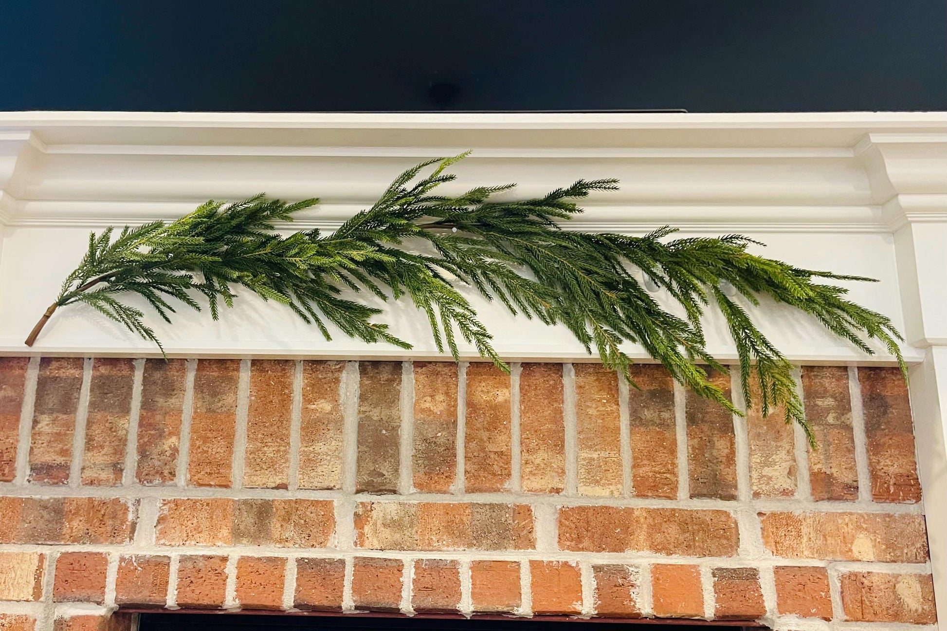48" Norfolk Real Touch Garland, Pine Greenery