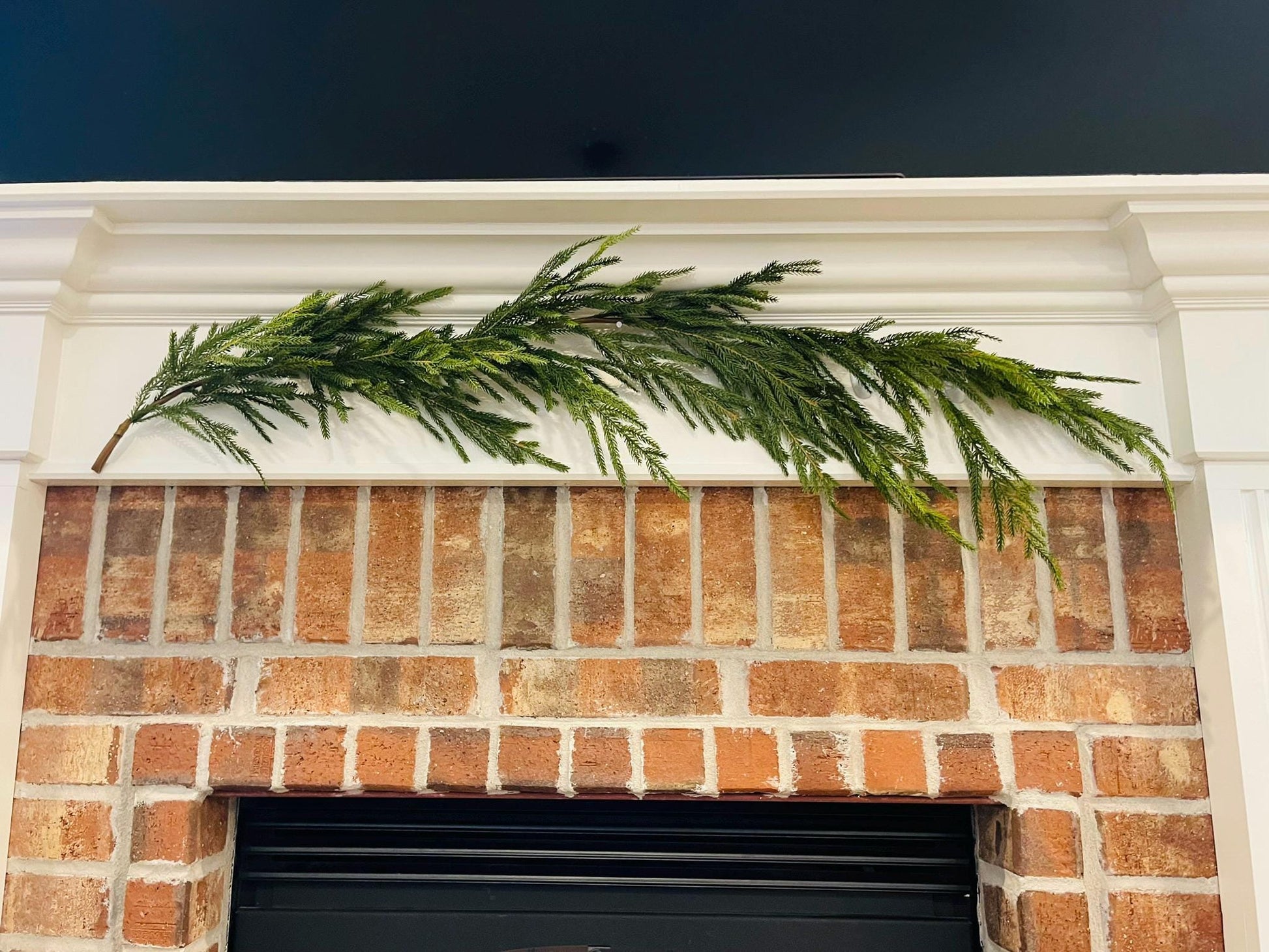 48" Norfolk Real Touch Garland, Pine Greenery