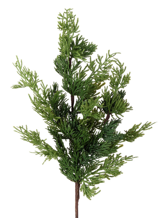 24" Cedar Spray, Christmas Cedar Spray, Christmas Greenery spray