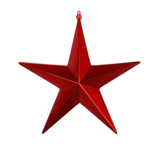 12" Red Shining Star, Farrisilk Star, Patriotic Wreath Attachment, Patriotic Decor, Star Decor, 4th of July Decor, CX982-02