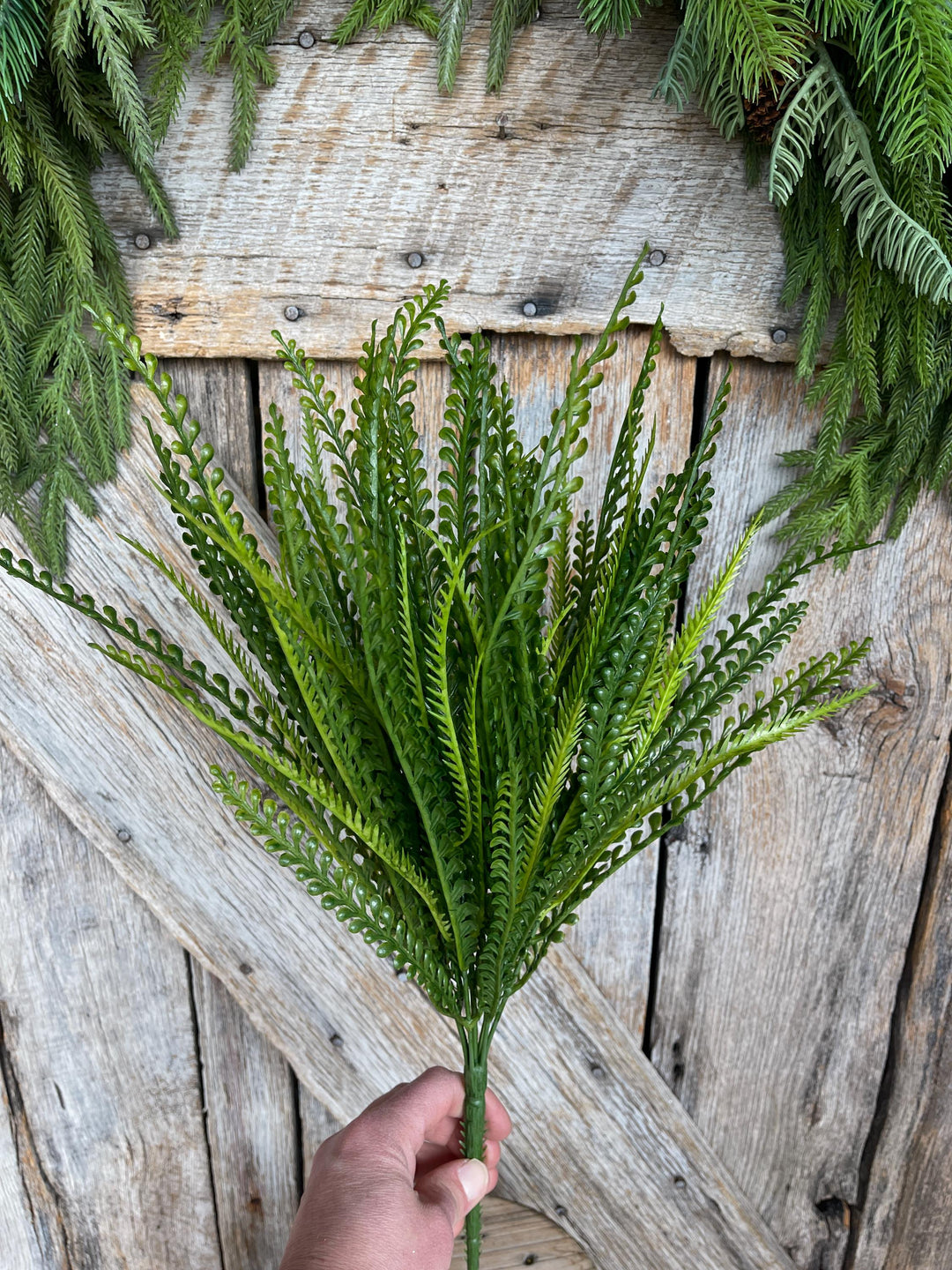 18" Beaded Leaf Bush, Green Beaded Leaf Bush, Greenery Bush, Artificial Greenery, 13094GN