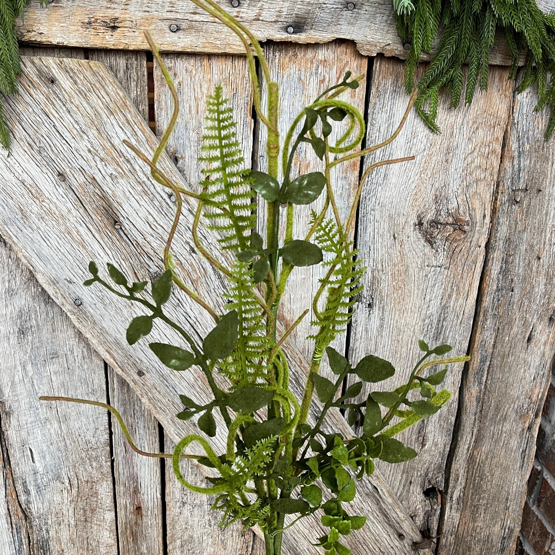 28" Moss Flocked Mixed greenery bush, wreath supply, home decor, greenery, 62077SP28