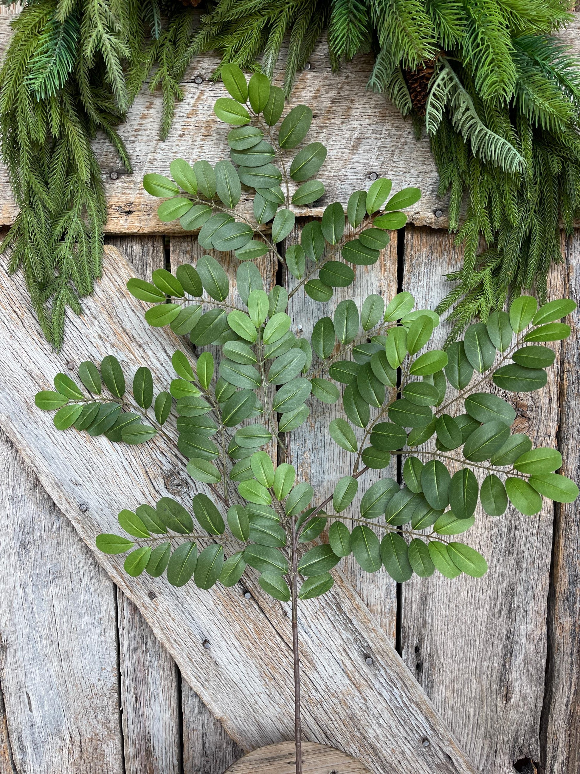 27" Pistacia Greenery Spray, Leafy Greenery Stem, Spring Greenery, Summer Greenery, Ficus Leaves, Wreath Supply, Floral Supply, 13464GN