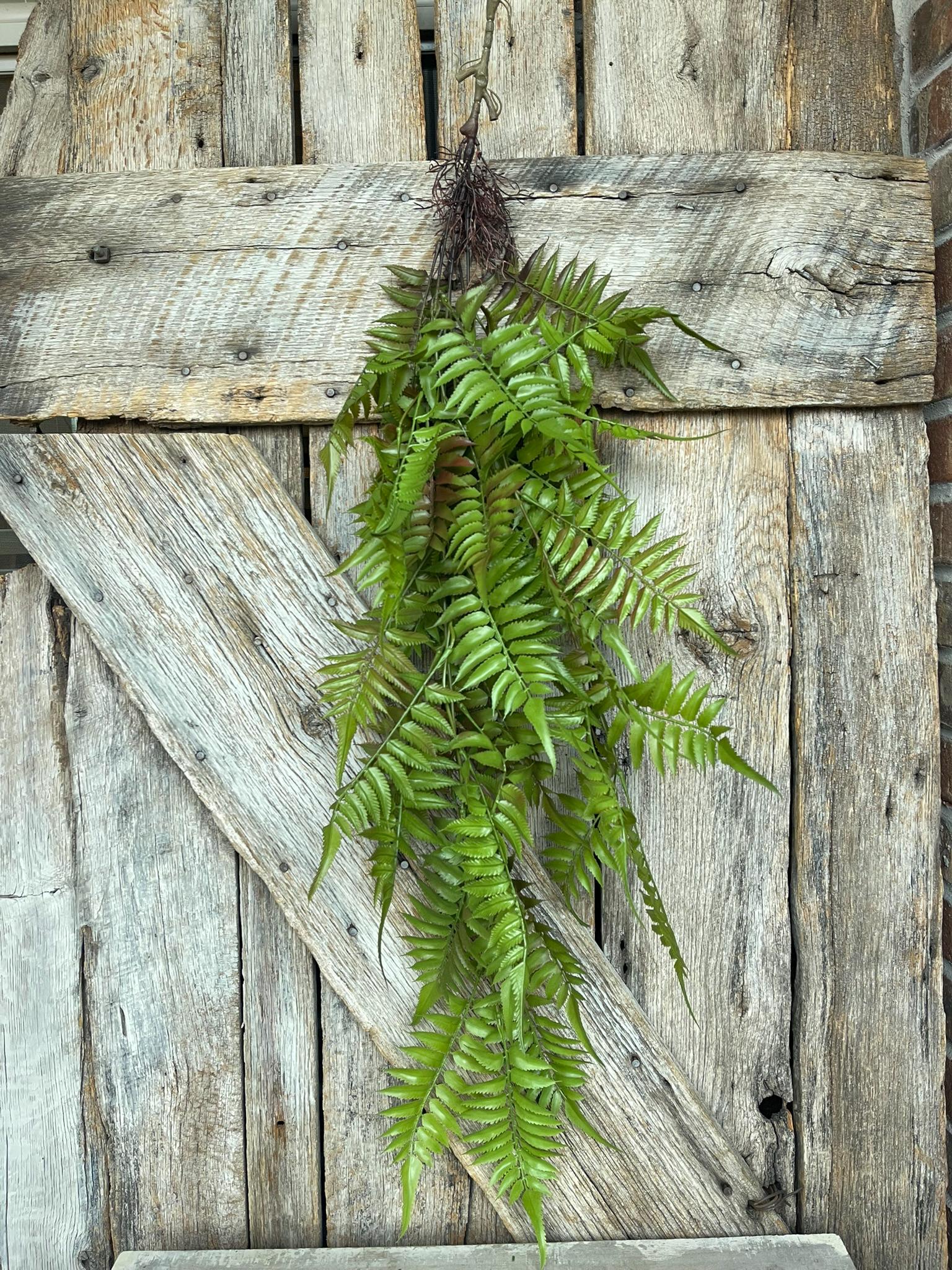 42" Hanging Greenery Fern, Fern Greenery Bush, Artificial Greenery, Greenery for Wreath, Wreath Supply, Floral Supply, Hanging Bush, 15792