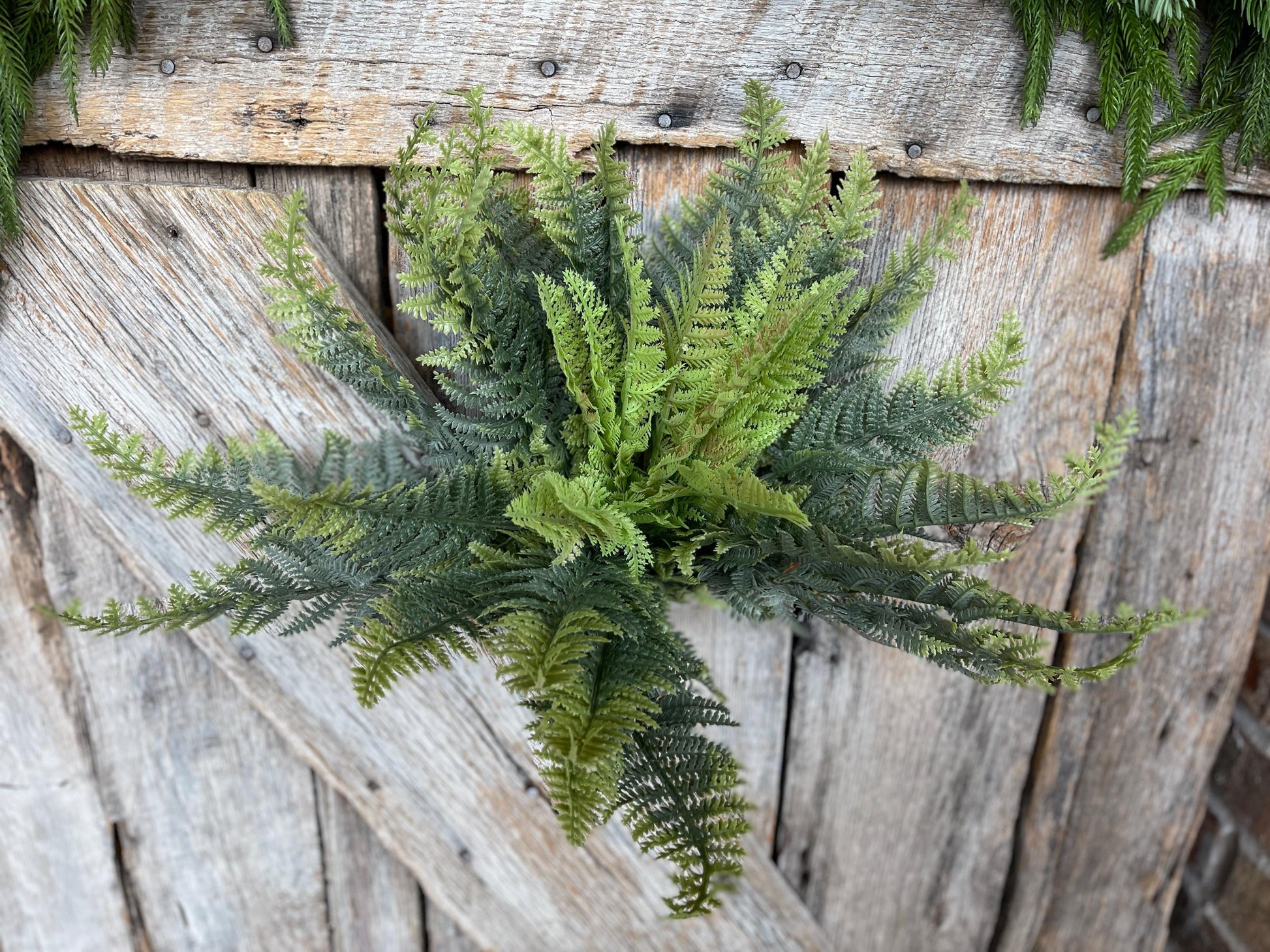16" Fern greenery bush, MIxed Greenery Bush, Everyday bush, fern bush, craft supply, wreath supply, home decor, greenery, floral bush