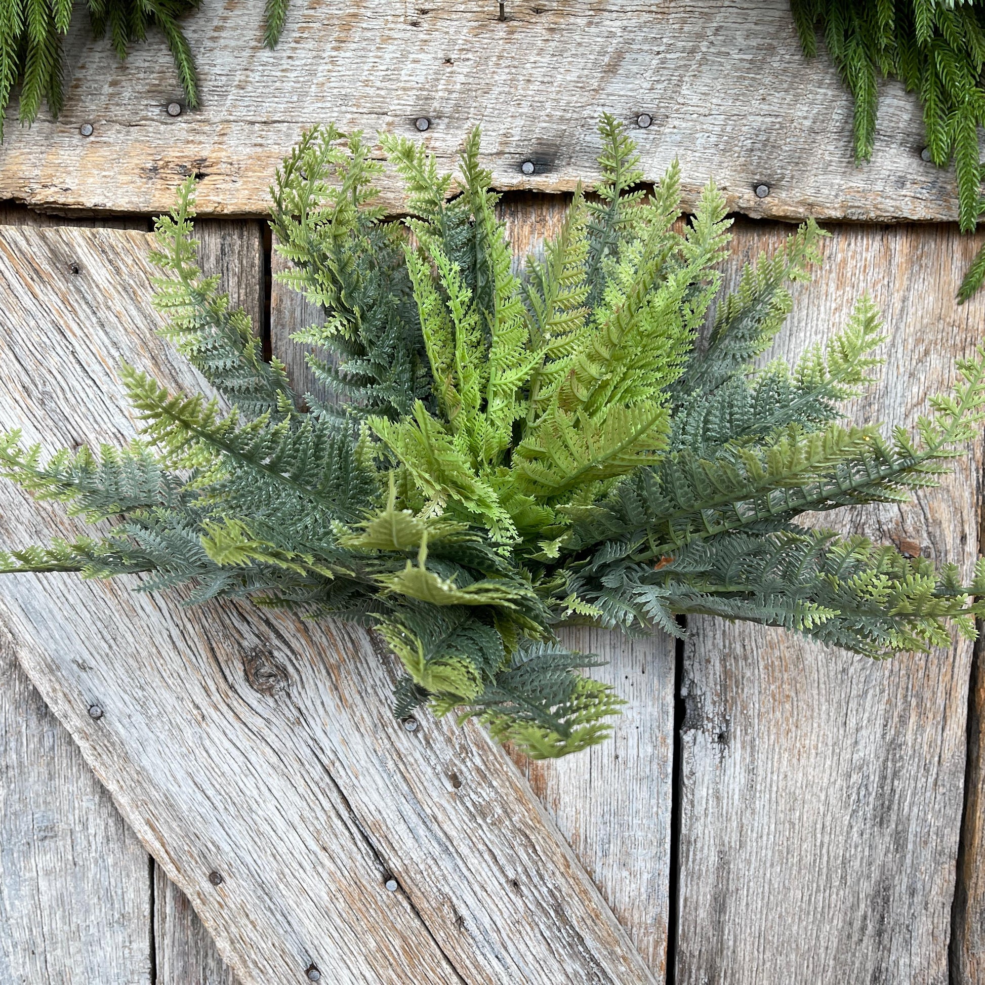 16" Fern greenery bush, MIxed Greenery Bush, Everyday bush, fern bush, craft supply, wreath supply, home decor, greenery, floral bush
