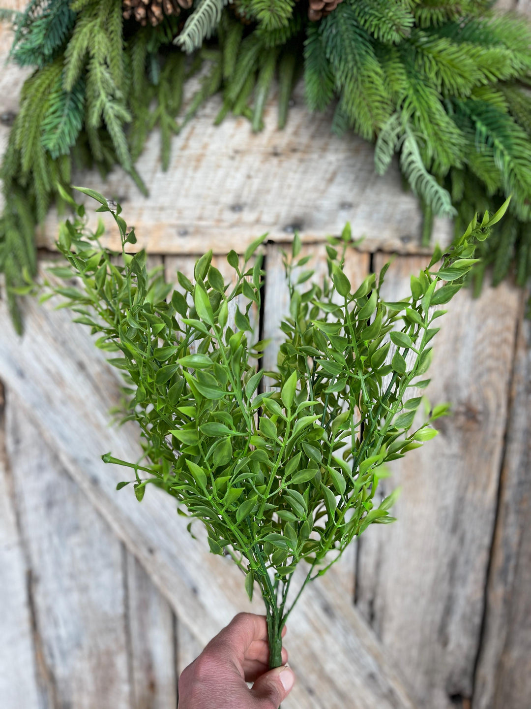 18" Green Similax Bush, Greenery Bush