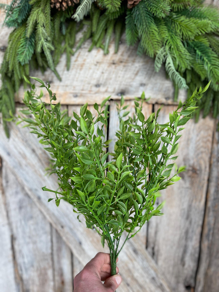 18" Green Similax Bush, Greenery Bush